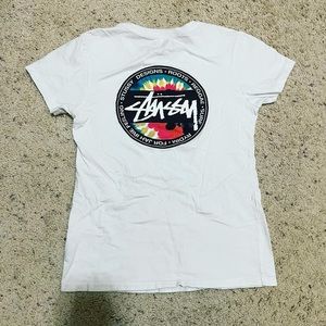 STUSSY women’s rasta t-shirt - size S